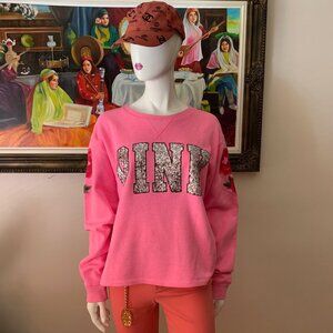 Victoria's Secret PINK Embroidered Sweatshirt